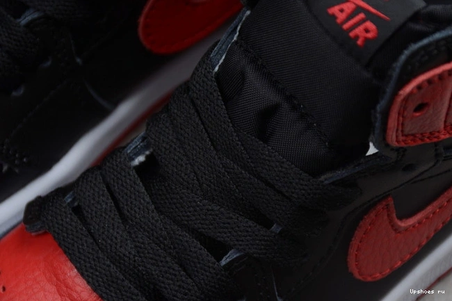 Jordan 1 Bred Kids Banned Red  OG Air 555088 Retro Black 001 High 0823